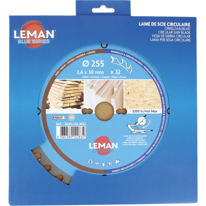 Lame de scie circulaire pour machines à onglets