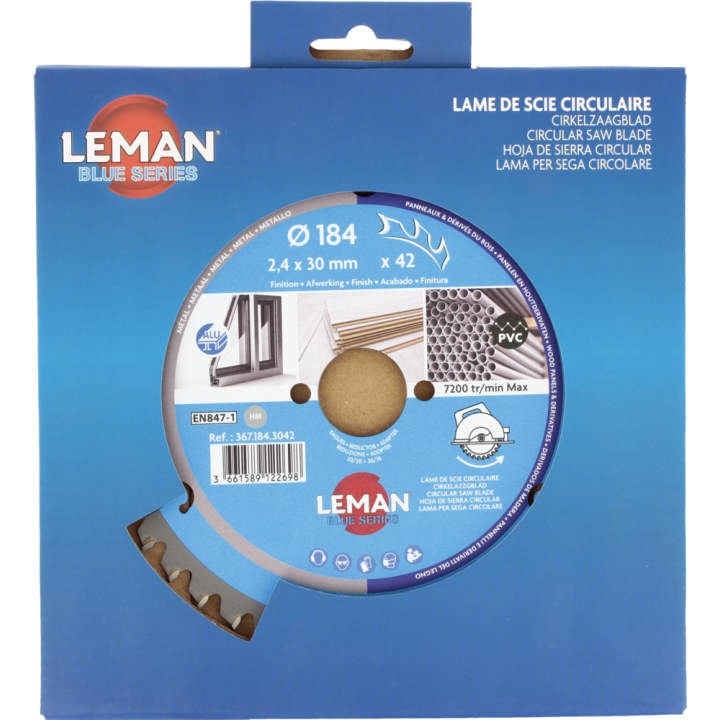 Lame de scir circualire pour machines portatives et à onglets