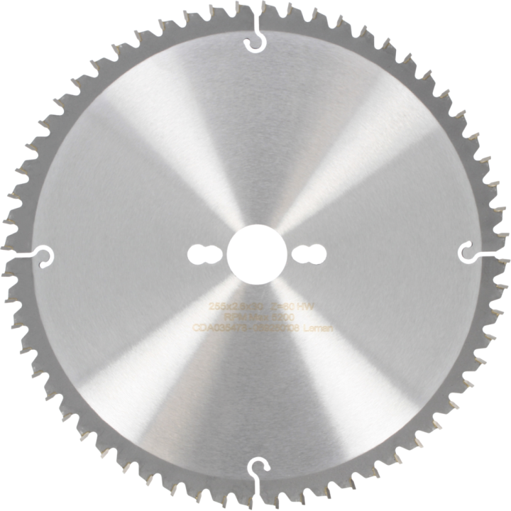 Lame de scir circualire pour machines portatives et à onglets