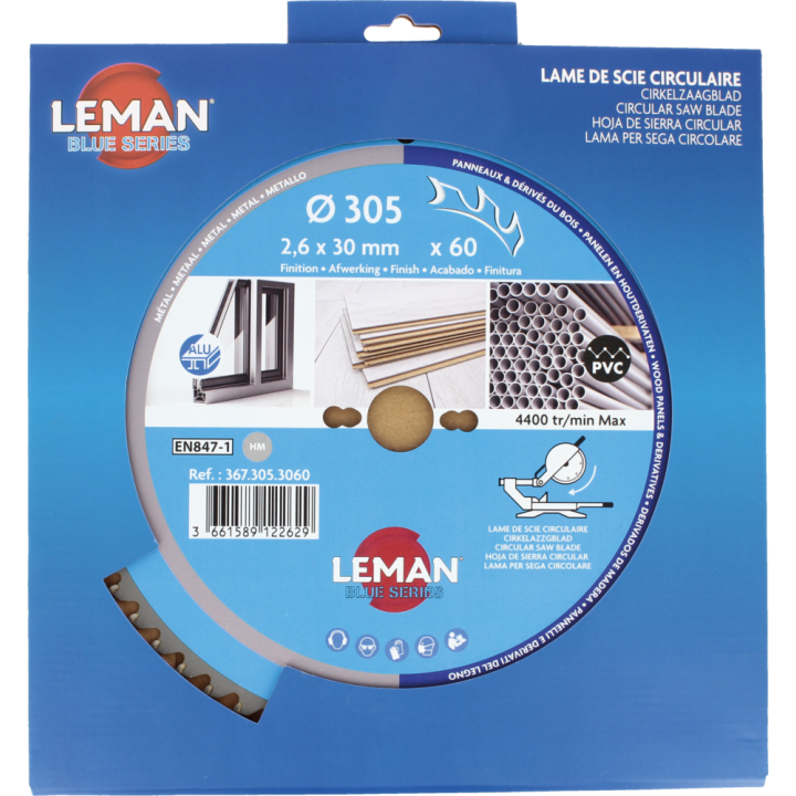 Lame de scir circualire pour machines portatives et à onglets