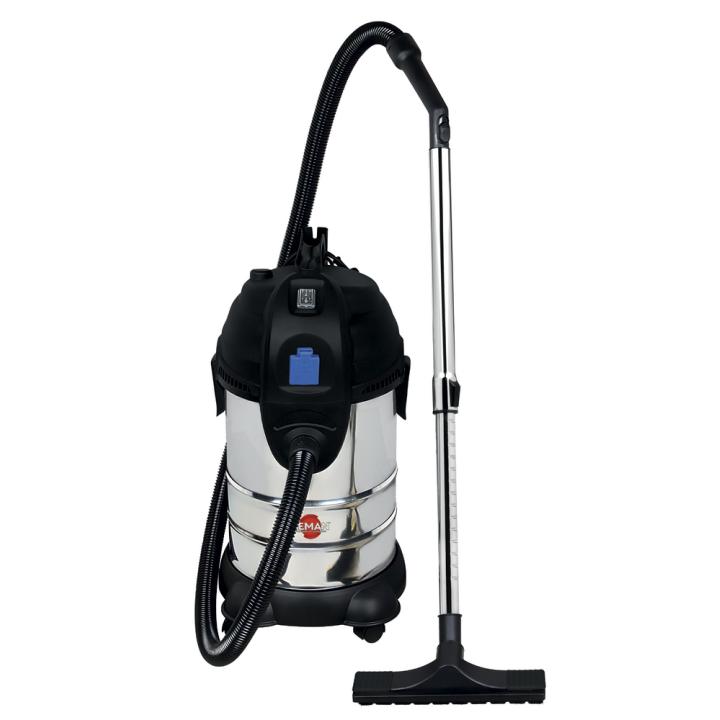 Aspirateur  inox  décolmatage manuel eau et poussière  30 l