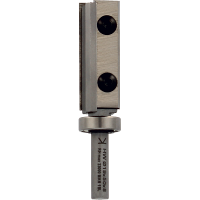 Fresa para recortadora con plaquitas reversibles + guía superior