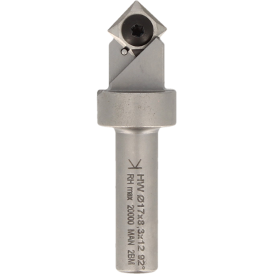 Mèche à graver à plaquette réversible