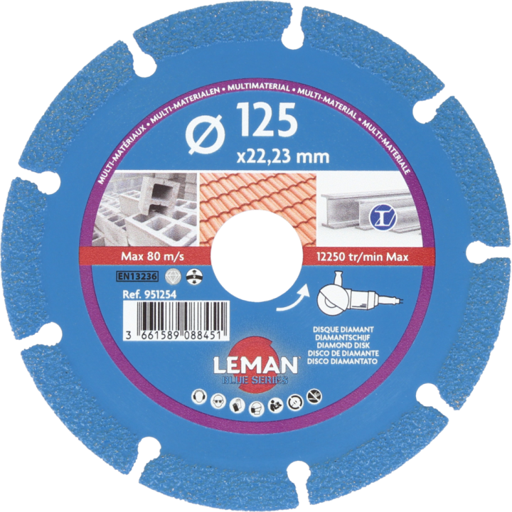 Disque diamant multi-matériaux