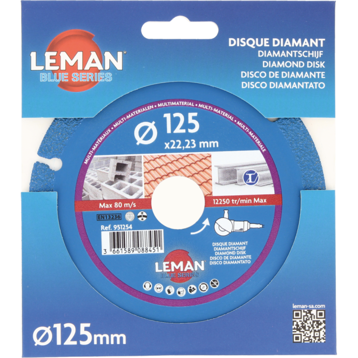 Disque diamant multi-matériaux