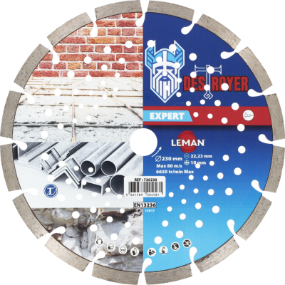 Disque diamant béton armé, acier