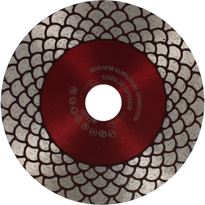 Disque diamant coupe et ponce