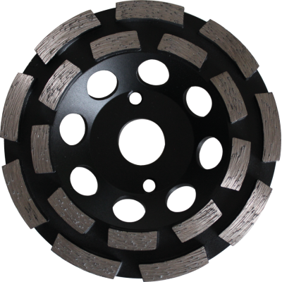 Plateau diamanté à segments asphalte, matériaux abrasifs