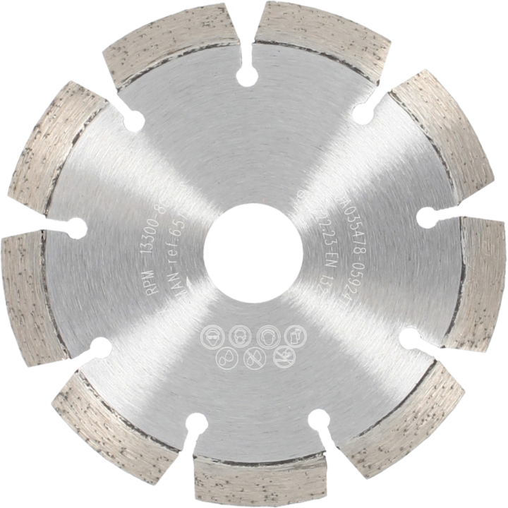 Disque diamant beton armé, aciers