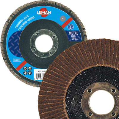 Corundum flap disc