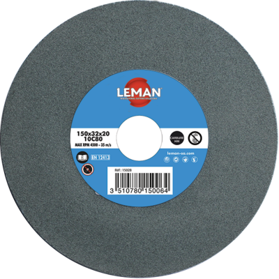 Green vitrified grinding wheel