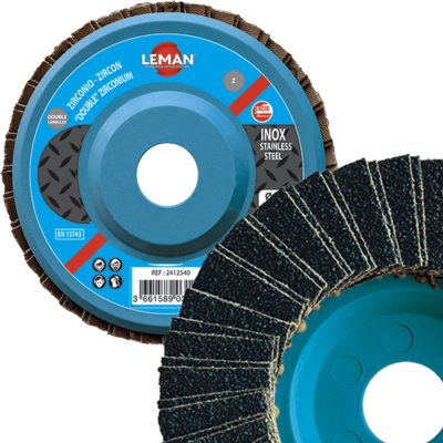Double zirconium flap disc
