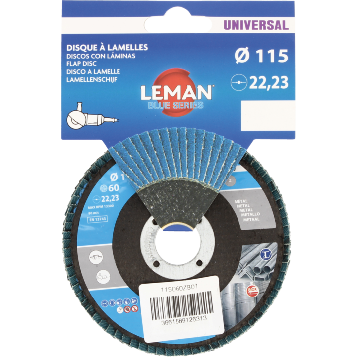 Disque à lamelles bombé zirconium