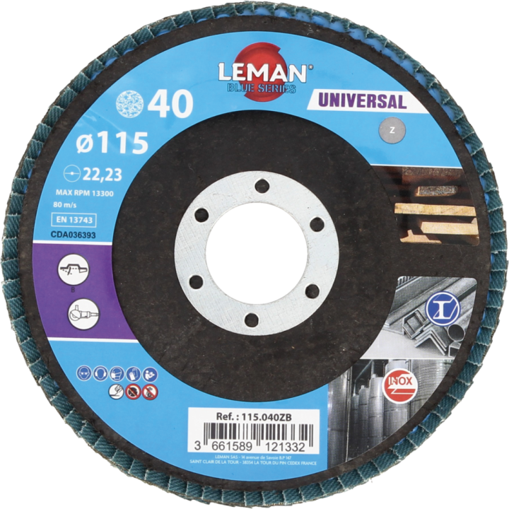 Disque à lamelles bombé zirconium