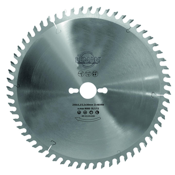 Edgebander blade for melamine boards and particleboards