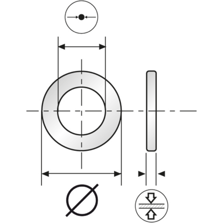 Toothed bore reduction ring