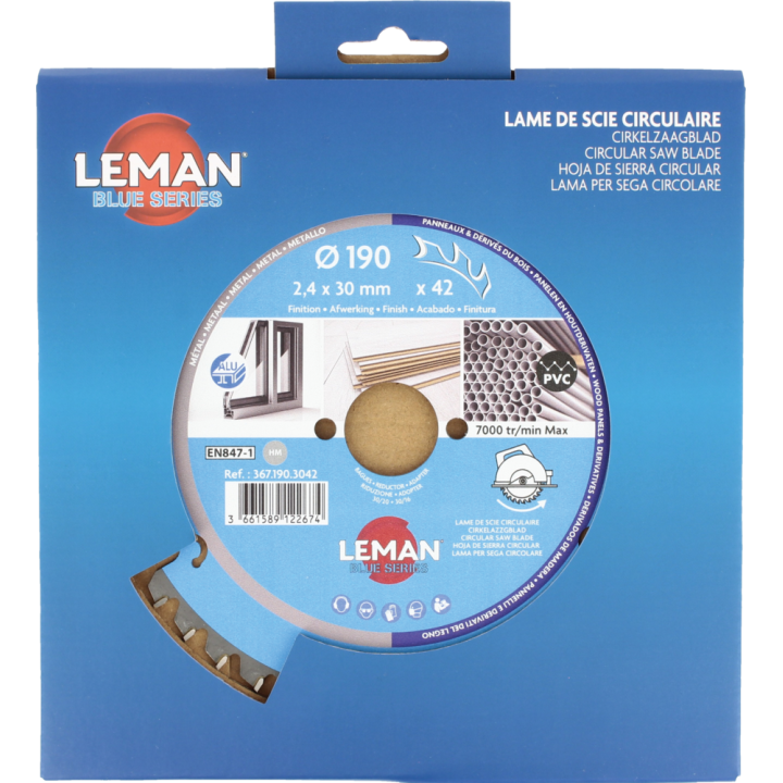 Lame de scir circualire pour machines portatives et à onglets