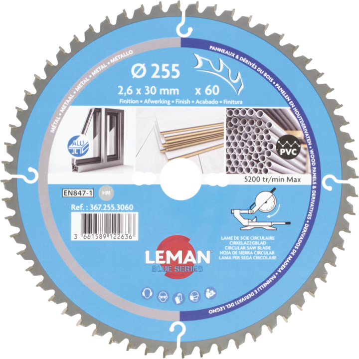 Lame de scir circualire pour machines portatives et à onglets