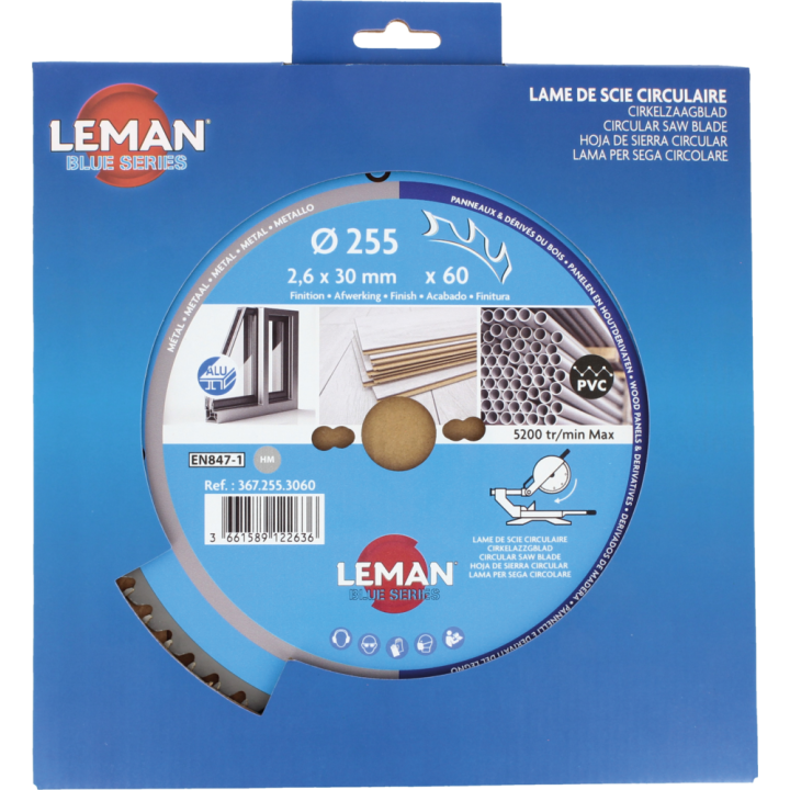 Lame de scir circualire pour machines portatives et à onglets