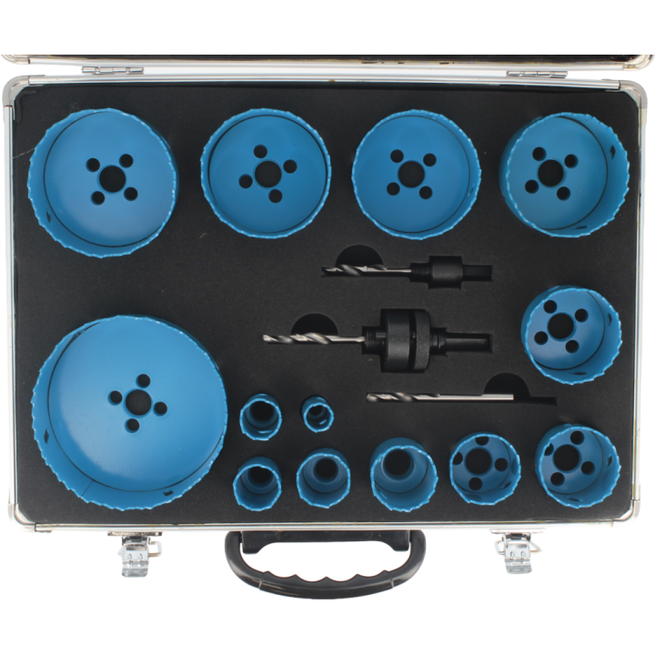 Coffret de 13 trépans bi-métal  industrie