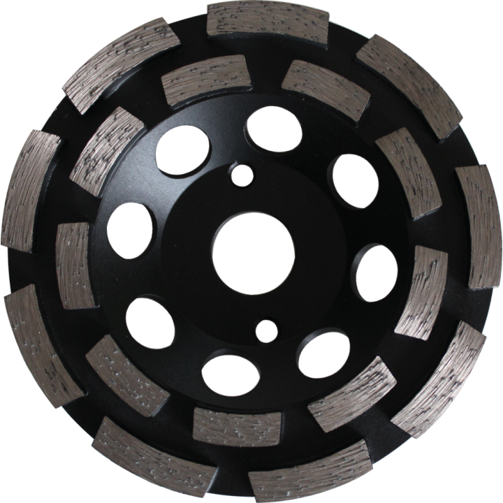 Plateau diamanté à segments asphalte, matériaux abrasifs