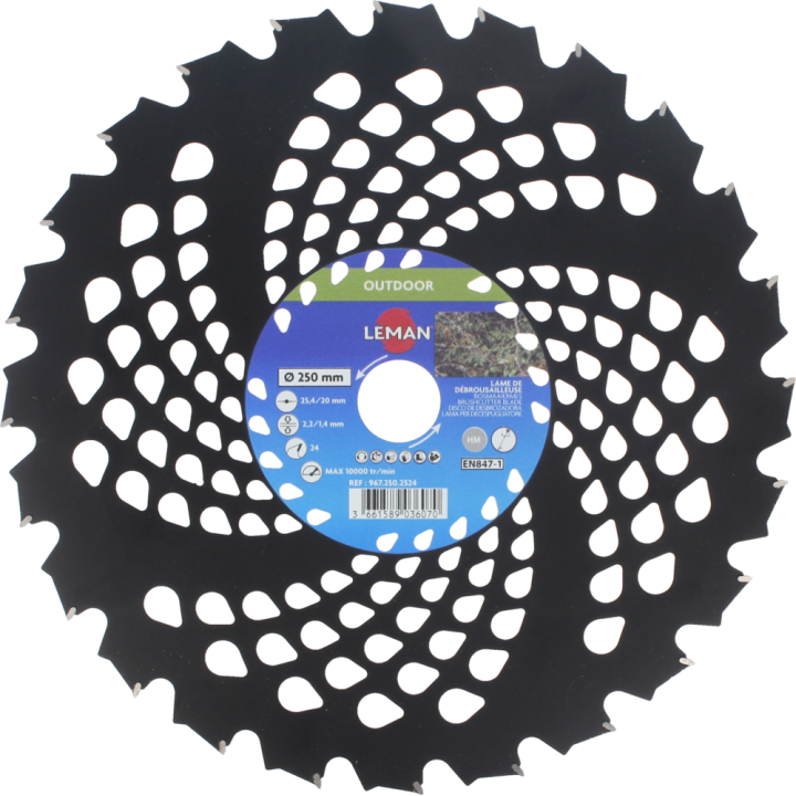 Lame de scie circulaire pour débroussailleuse