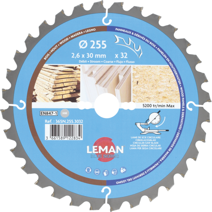 Lame de scie circulaire pour machines à onglets