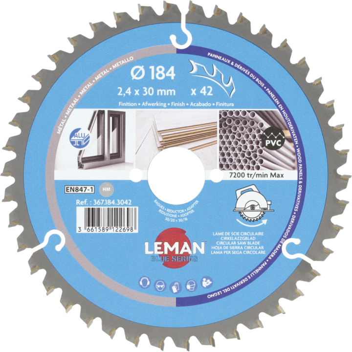 Lame de scir circualire pour machines portatives et à onglets
