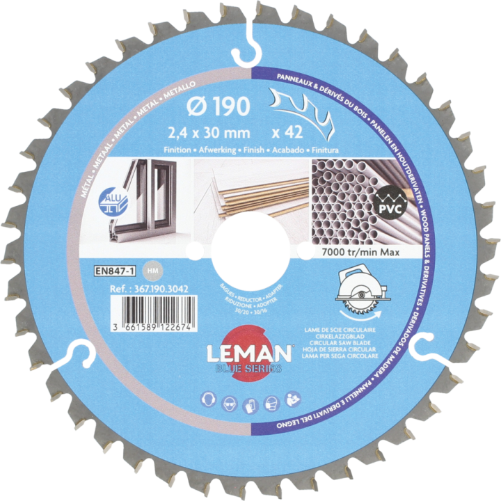 Lame de scir circualire pour machines portatives et à onglets