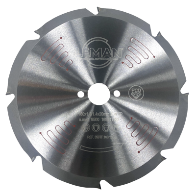 Multi-material diamond circular saw blade for hand-held and stationary machines