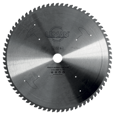 Cutting blade for non-corrodible metals