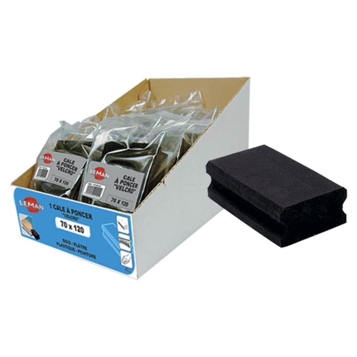 Lija de mano velcro