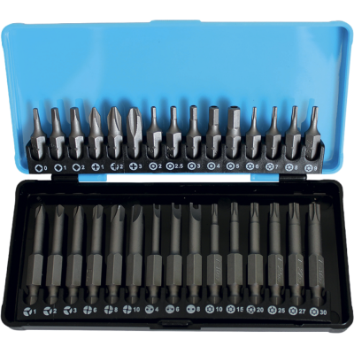 Box of 30 screwdriver bits