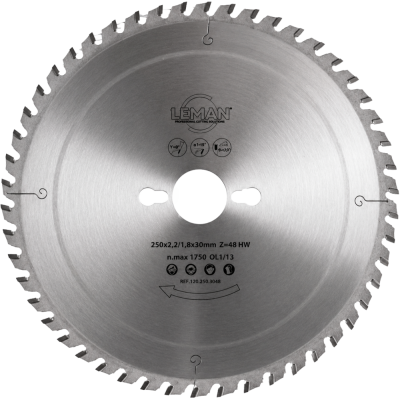 Dry cutting blade for ferrous metals