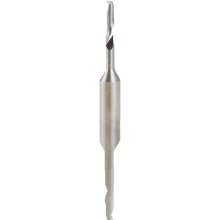 Mèche à défoncer carbure monobloc pour aluminium - hélice positive - 1 coupe