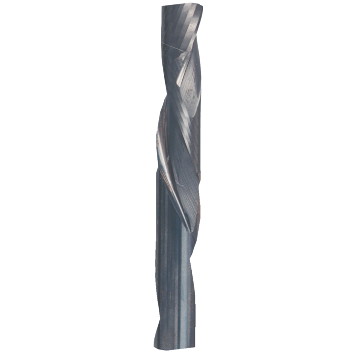 Mèche à défoncer carbure monobloc finition - hélice "négative" - 1 coupe