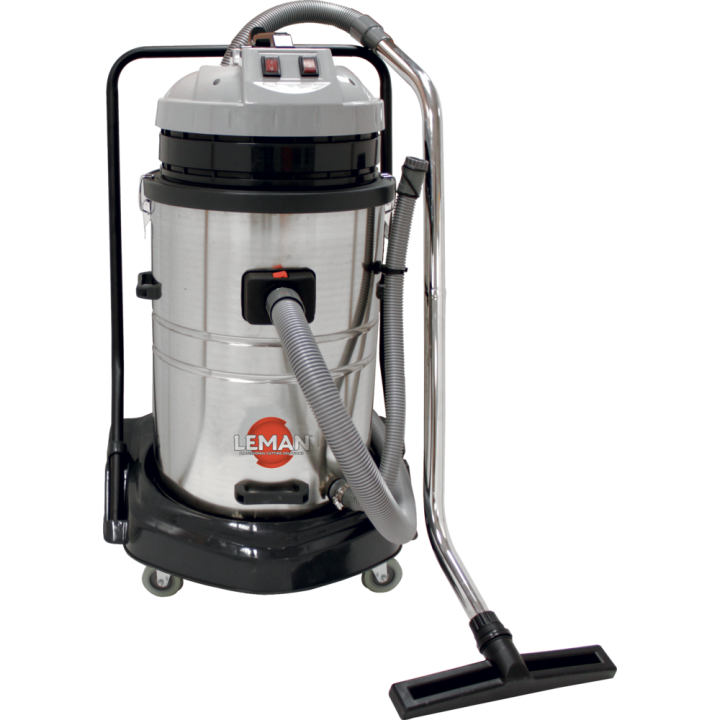 Aspirador industrial  inox  para agua y polvo 70 l