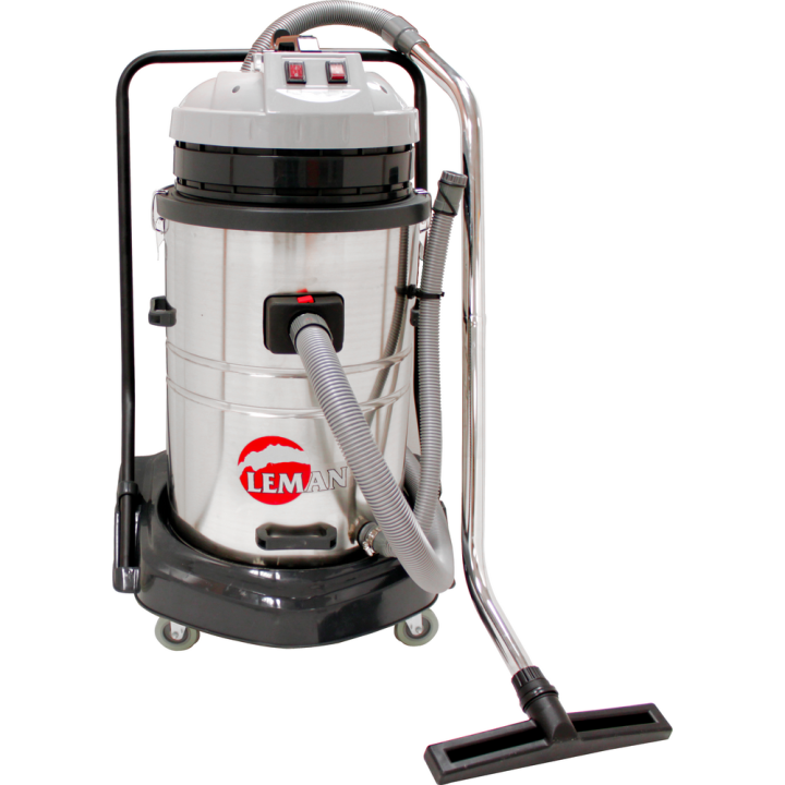 Aspirador industrial  inox  para agua y polvo 70 l