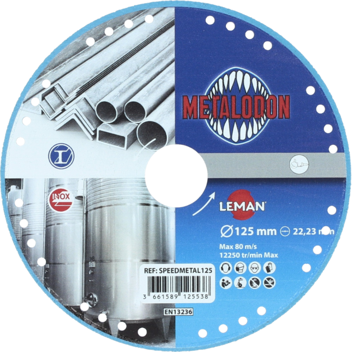 Disque diamant jante continue acier