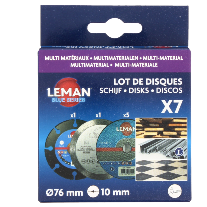 Pack de 7 disques