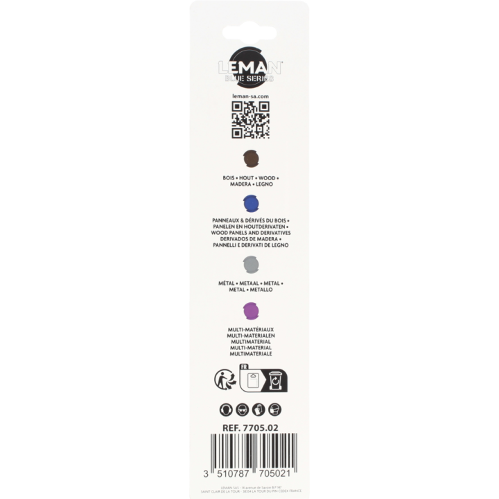Carte 2 lames de scie sabre