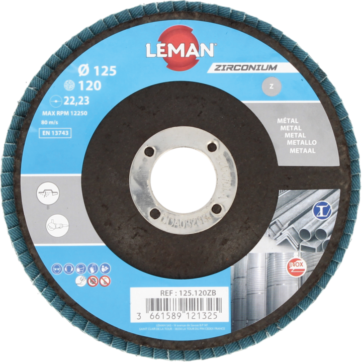 Disque à lamelles bombé zirconium