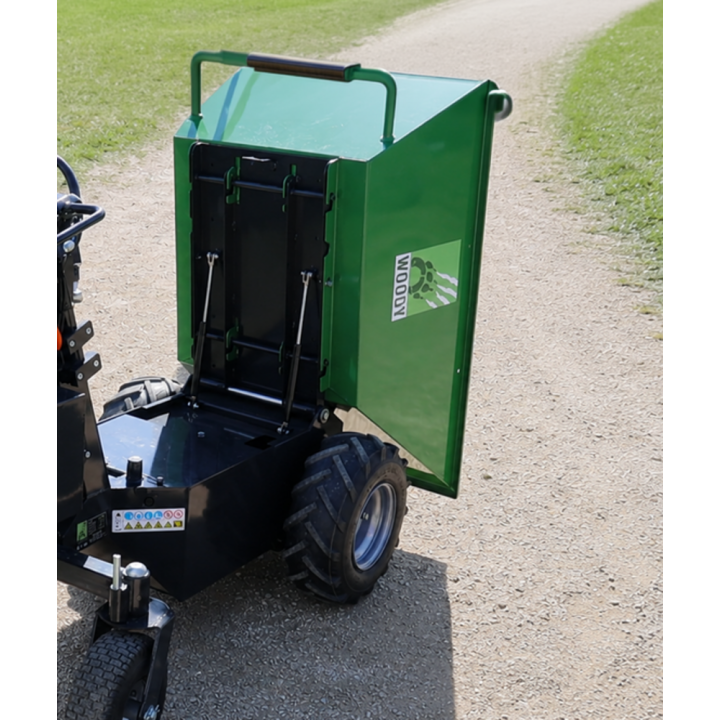 Mini dumper electrique 500kg manuel 750w 48v
