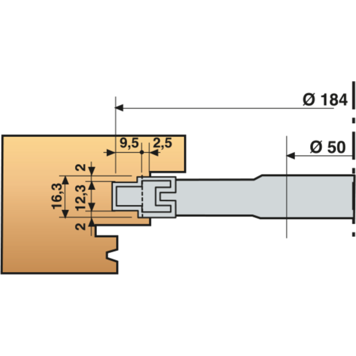 Porte-outils pour entaillage crémone