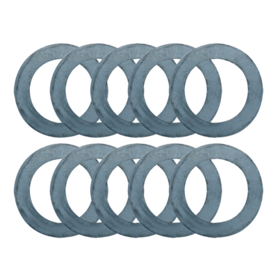 Jeu de 10 bagues millimétriques de 1 à 1010 mm