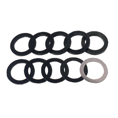 Set van 10 millimetrische ringen van 1 tot 10 mm