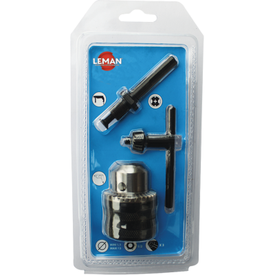 Kit mandril + llave + adaptadores sds+spit