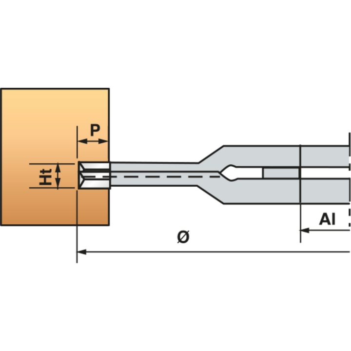 Porte-outils à rainer extensible