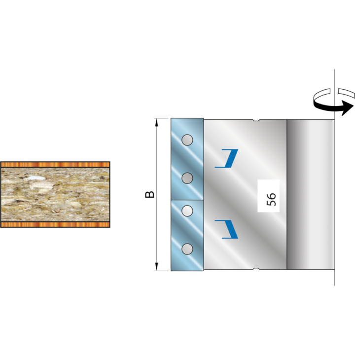 Porte- outils à calibrer