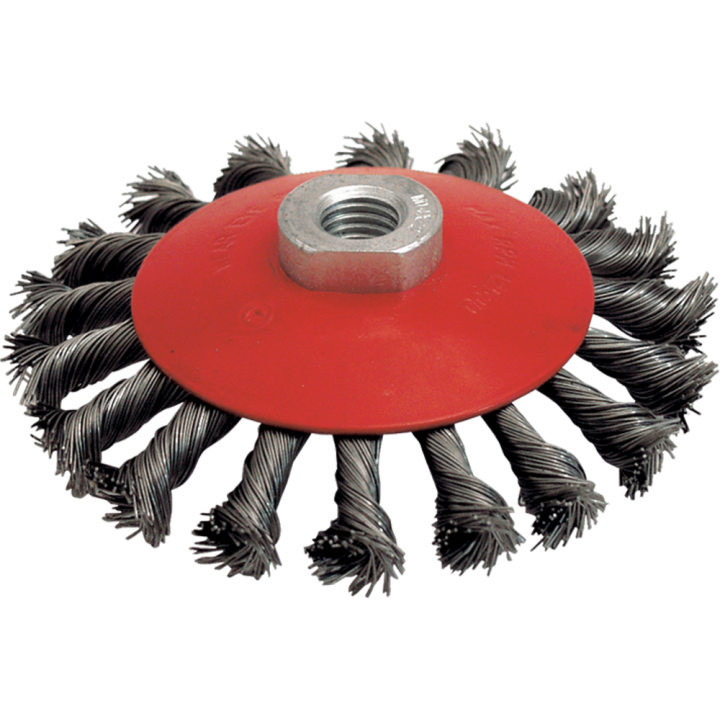 Brosse cuvette fil acier torsadé